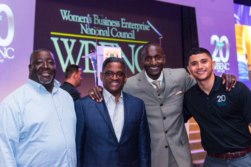 Pictured: Eugene C., Michael B., Randal Pinkett (CEO, Author, Rhodes Scholar, Winner of The Apprentice, 2005), Rob Stein